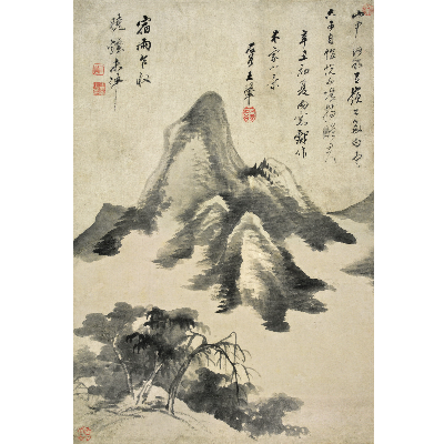 王翚宿雨晓烟图【南京博物院】